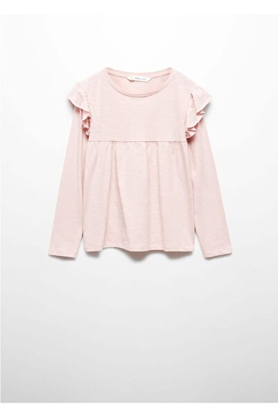 MANGO Kids Pink T-Shirt for Kids