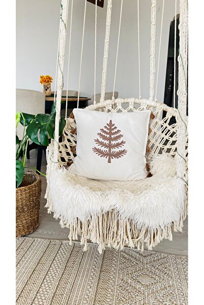 cottoncloth غطاء وسادة مزخرف بنمط شجرة بتصميم بوهيمي خاص من بولدان، سلسلة سبر...