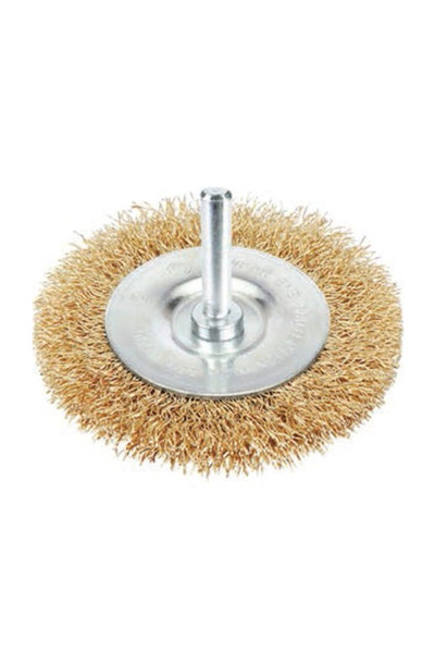Genel Markalar Pimli Çelik Tel Fırça - Saçaklı Dairesel - 75 mm.