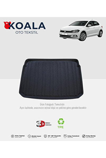 KoalaOtoTekstil Volkswagen Polo (Comfortline-Highline) (Üst Bagaj) (2018 ve S...