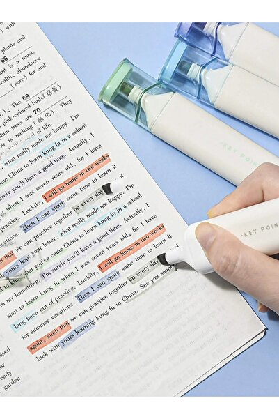 ED KIRTASİYE Key Point Soft Tonlar 6'lı Fosforlu Kalem Seti Pvc kutusunda