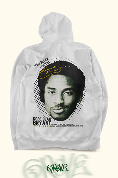 Grove Fashion قميص من النوع الثقيل الأسطوري Kobe Byrant مطبوع من الأمام والخل...