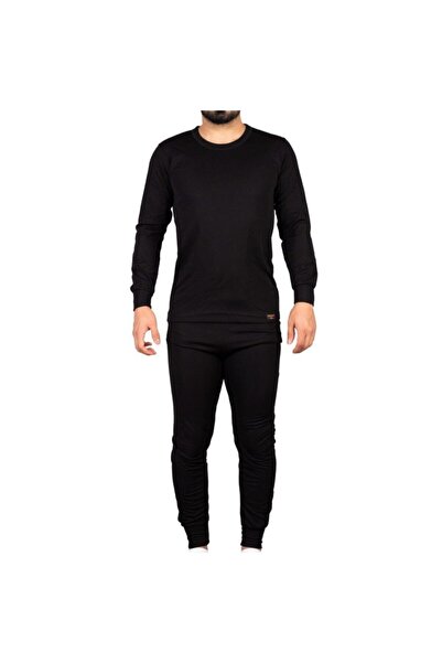 jilly jo Θερμικά εσώρουχα Unisex Μαύρο Κάτω Σετ