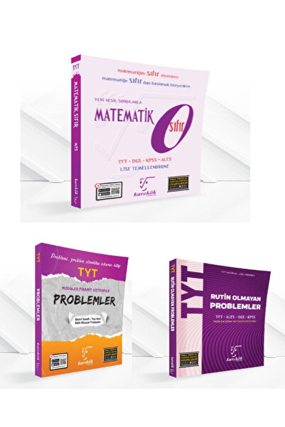 Karekök Yayıncılık Karekök Yayınları RUTİN OLMAYAN PROBLEMLER-TYT PROBLEMLER-...