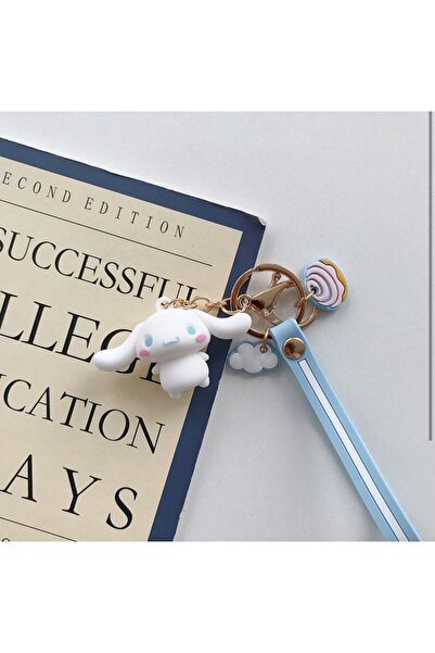 facnspt Anime Fantasy Magic Melody : Cinnamoroll 3D Anahtarlık