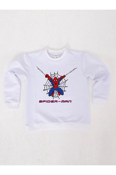 SPIDERMAN printed spiderman cotton fabric children's sweatshirt