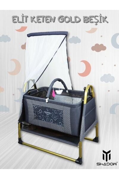 Happy Baby Elit Keten Gold Beşik