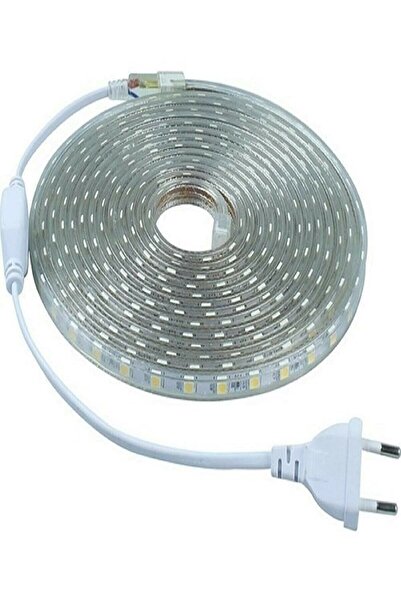 Cata Şerit Led Hortum 3 Çip Dış Mekan Smd Led Beyaz Işık 15 Metre