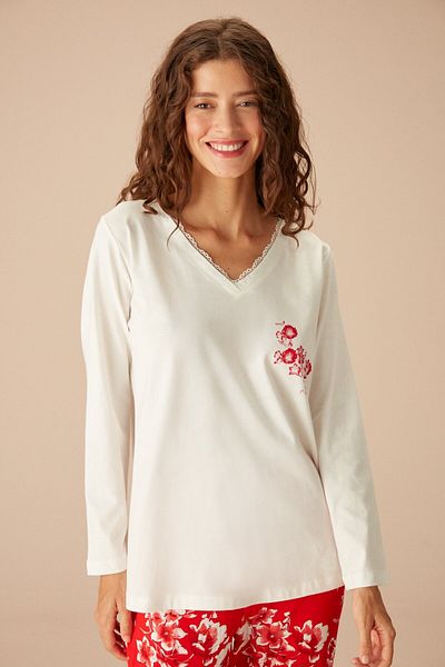 SUWEN Bloom Pajama Set
