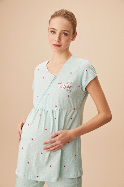 SUWEN Ruby Umstandspyjama-Set