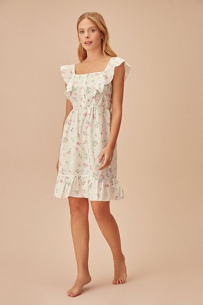 SUWEN Crispy Nightgown