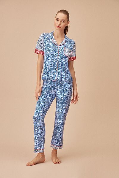 SUWEN Set pijama masculin Jasmine