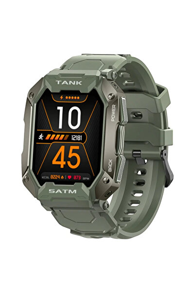 SmartMi Akıllı Saat Rugged Ultra Dayanıklı Tank Yeşil (Uyumlu)