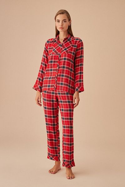 SUWEN Helen Masculine Pajama Set