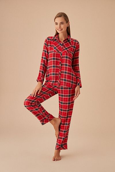 SUWEN Helen Masculine Pajama Set