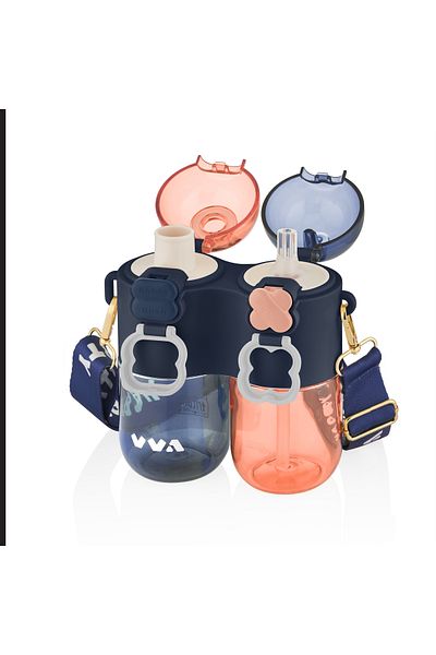 Vagonlife TKK Single Body Double Chambered Flask with Strap and 800ml Capacity with or without Straw