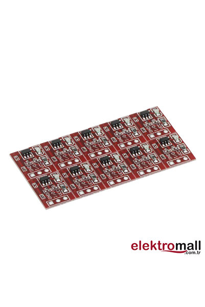 ELEKTROMALL Ttp223 Kırmızı Dokunmatik Sensör Modülü- 1 Adet