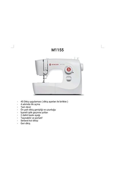 SİNGER SINGER M1155 Dikiş Makinesi