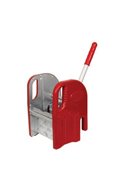 Ceymop Professional Çelik Temizlik Seti Arabası Yedek Pres Sıkma Aparatı Kırmızı