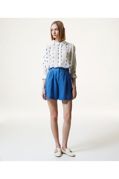 Machka Embroidered Oversize Long Shirt
