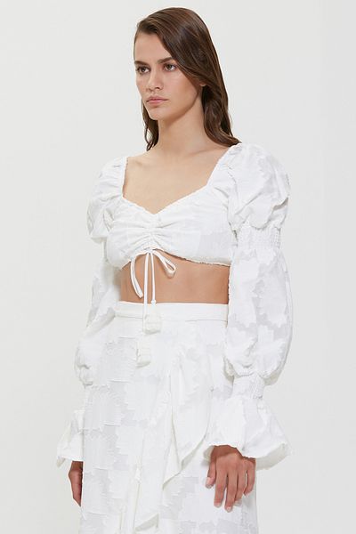 Dahlia Bianca Ivy Blouse