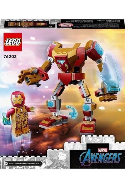 LEGO Marvel Iron Man Robot Armor 76203 Construction Set (130 Pieces)