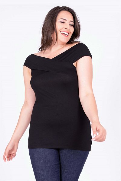MYLİNE Karmen V Neck Sleeveless T-Shirt