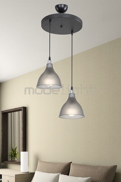 AG LightDesign Smoked Pendant Lamp Chandelier Bedroom Living Room Kitchen Corridor Lamp