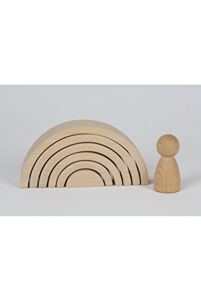 aliwooden WALDORF NATURAL MINI RAINBOW