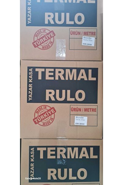 BURSARULOETİKET 300 Adet 56x16 Termal Yazar Kasa Pos Rulosu - Net Metraj Kalite Garantili