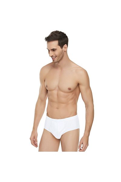 GİPAŞ Men's Combed Cotton Kom Slip Briefs - Tutku Elite Size-L 1071