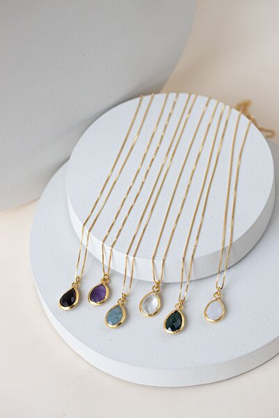 art and crafts jewelry Eylül Burç Taşı Safir 925 Gümüş Kolye