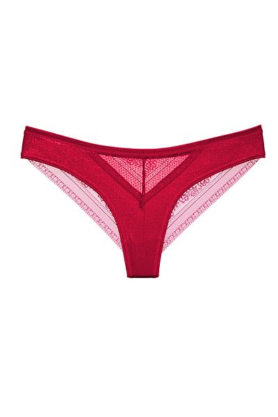 papatya lingerie Γυναικεία βραζιλιάνικα εσώρουχα με στάμπα Glitter μπροστά με δαντέλα στην πλάτη δεν σημαδεύουν