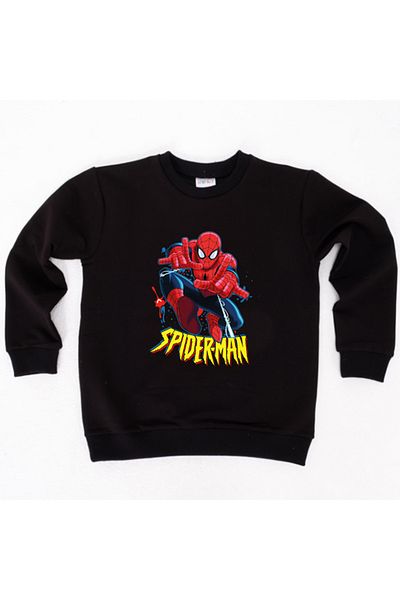 SPIDERMAN printed spiderman cotton fabric children's sweatshirt