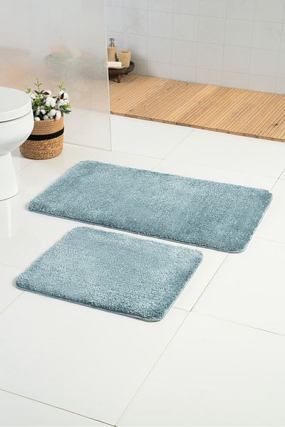 Moda Dekor Χαλάκι μπάνιου Softmicro Blue 2 τεμαχίων