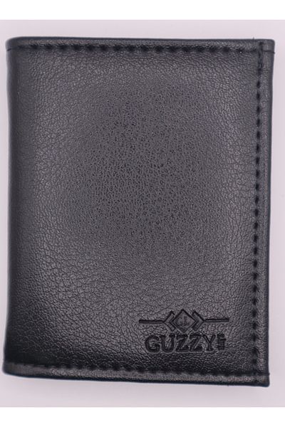 Astakos Men's Model Synthetic Vegan Luxury Leather Classic Vertical Cut Card Holder Wallet Width 9cm