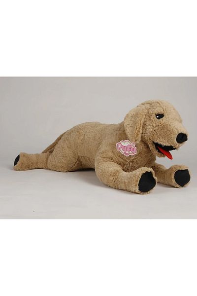 Pufu Toys Gold Colored 50 cm Plush Dog
