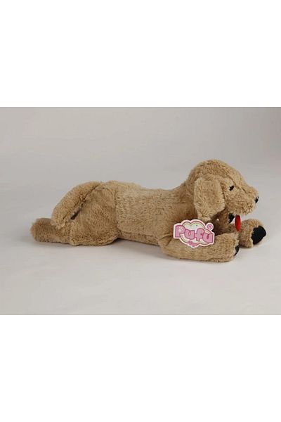 Pufu Toys Gold Colored 50 cm Plush Dog