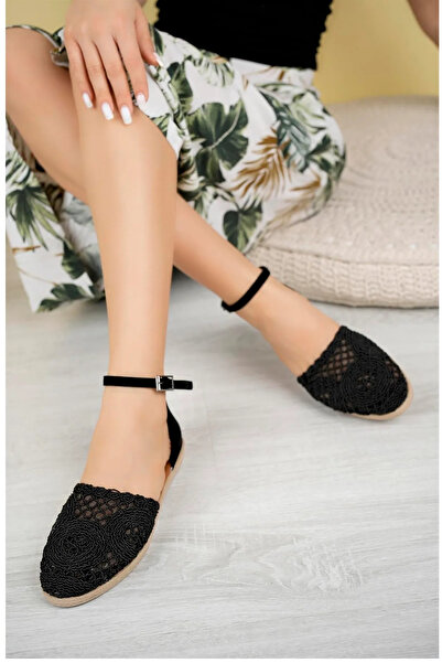 CAN PABUÇ Can Pabuç 33290 Чорні жіночі в'язані балетки