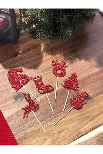 Denseden أعواد أسنان إيفا اللامعة لشجرة عيد الميلاد 10 قطع