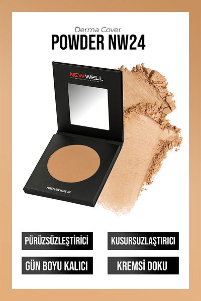 New Well Porcelain Make-Up Powder NW - 24