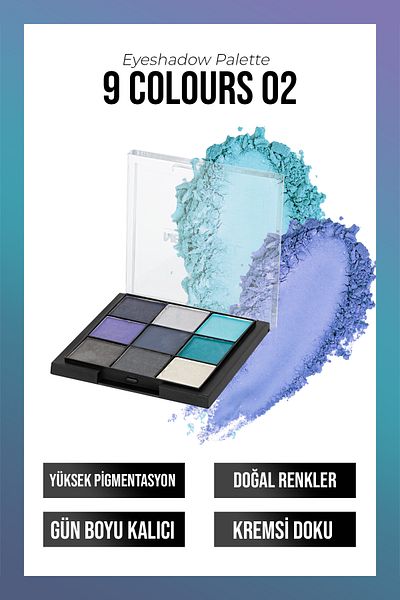 New Well No 02 - 9 Color Eyeshadow Palette
