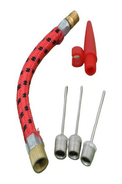 mrtbilisim Pump Needle Set Bicycle And Ball Inflator Pump Spare Tip 5 Piece Needle Set