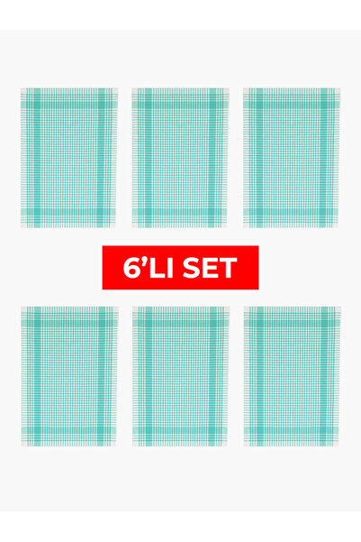 Tuable Pöti Kareli 6-пакетний рушник для витирання, зелений, 45x70 см