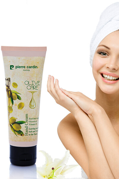 Pierre Cardin كريم مرطب لليدين بزيت الزيتون مع فيتامين E - 75 مل