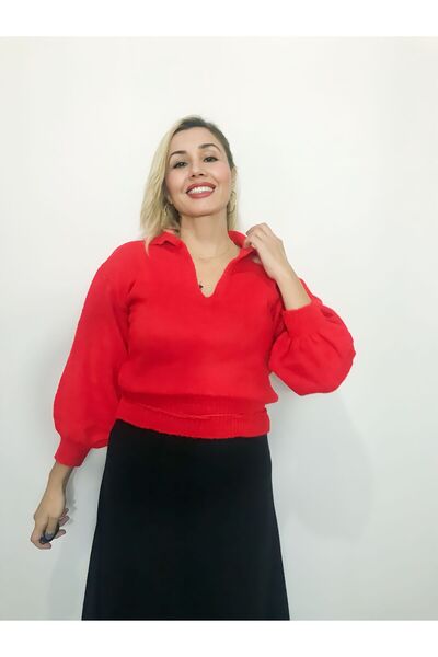 Volumex Πουλόβερ σε χρώμα λουλούδι ρόδι