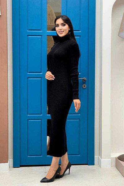 Bym Fashion Μαύρο Ρούχα Ψαρά - 4100