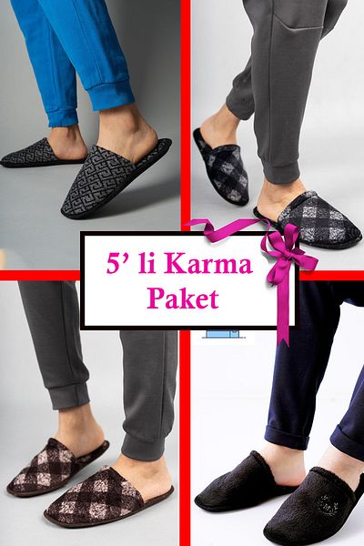 diya shoes Συσκευασία με 5 παντόφλες για το σπίτι Παντόφλες προίκας Χειμερινές παντόφλες χωρίς ήχο Ελαφριά σόλα