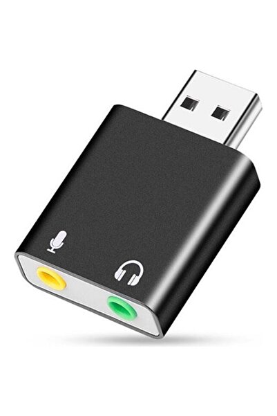 KEEPRO 7.1 Channel USB External Sound Card - with Headset Microphone Input