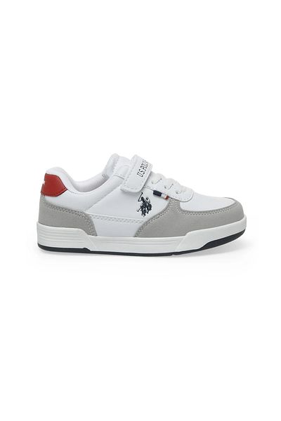 U.S. Polo Assn. Λευκά Αθλητικά Παπούτσια Πόλο των ΗΠΑ AssnCline για αγόρια